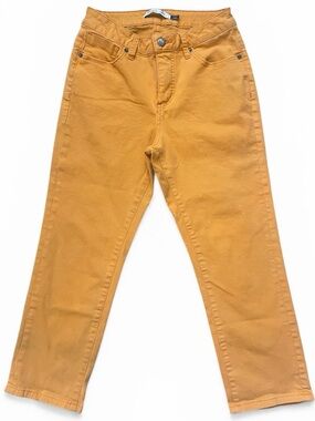 Christopher Blue Melissa High Rise Crop Tangerine Jeans Size 6